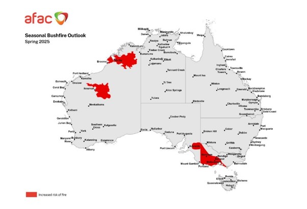 AFAC Map of Australia